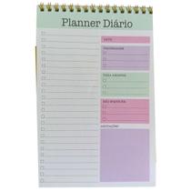 Planner Diário Bloco de Notas To Do List Semanal 50 Folhas Aramado Dourado Multiuso Planner Diário Bloco de Notas To Do List Semanal 50 Folhas Aramado Dourado Multiuso