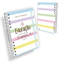 Planner Do Professor Caderno Planejamento Escolar Colorido - Nisti Print