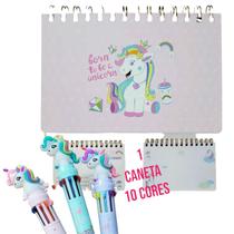 Planner Escolar Diário Caneta Criativa Papelaria