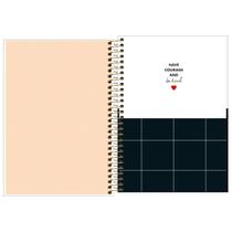 Planner Espiral 129 x 188 cm West Village 2022 Fundo Preto com Quadriculado Planner Espiral 129 x 188 cm West Village 2022 Fundo Preto com Quadriculado
