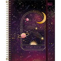 Planner Espiral 17,7 x 24 cm Magic 2025 - Midnight Dreamer Fundo Escuro