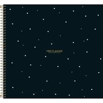 Planner Espiral 29 x 275 cm West Village Permanente Fundo Preto com Poá Planner Espiral 29 x 275 cm West Village Permanente Fundo Preto com Poá