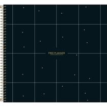 Planner Espiral 29 x 275 cm West Village Permanente Fundo Preto com Quadriculado Planner Espiral 29 x 275 cm West Village Permanente Fundo Preto com Quadriculado