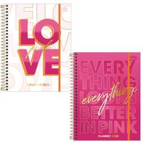 Planner Espiral Love Pink Tilibra M7