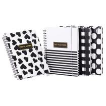 Planner espiral piani 198 folhas 17.5 x 24 cm