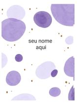 Planner financeiro capa bolas lilas - 4 Planner financeiro capa bolas lilas - 4