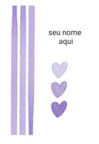 Planner financeiro capa coração lilas - 5 Planner financeiro capa coração lilas - 5