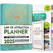 Planner Freedom Mastery Law of Attraction 2025 com adesivos Planner Freedom Mastery Law of Attraction 2025 com adesivos