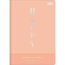 Planner Grampeado 17,8 x 25,4 cm Happy 90 G 2022 - Coral