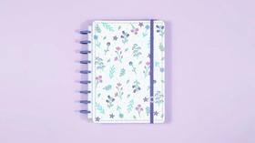 Planner Inteligente 100f Médio Lilac Fields By @sof.martinss - LC