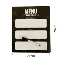 Planner Magnético Imã De Geladeira Menu Refeições + Caneta Planner Magnético Imã De Geladeira Menu Refeições + Caneta