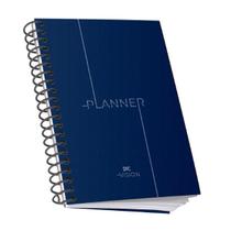 Planner Mensal A5 Vision Azul Organização E Estilo Diário 96 fls Agenda Diaria