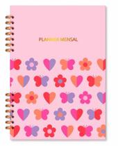 Planner Mensal Compacto Fina Ideia Fun 14,520,5cm 32 folhas capa dura