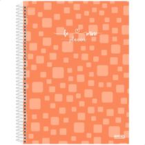 Planner Permanente Agenda Anual Caderno Capa Dura Espiral Laranja