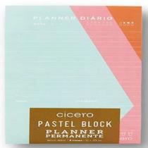 Planner permanente bloco pastel block diario 12x20 2022 sport