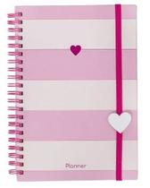 Planner Permanente Capa Dura 130x188mm S2 Coração BRW Planner Permanente Capa Dura 130x188mm S2 Coração BRW