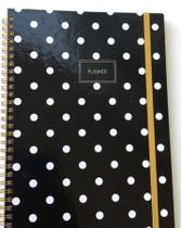 Planner Permanente Capa Dura 177x240mm 80 Folhas 63 g/m² Black NB5560 - BRW Planner Permanente Capa Dura 177x240mm 80 Folhas 63 g/m² Black NB5560 - BRW