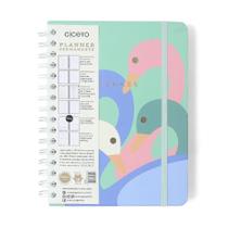 Planner Permanente Cicero Wire-O Lagoa Semanal Notas A5 Pedalinho