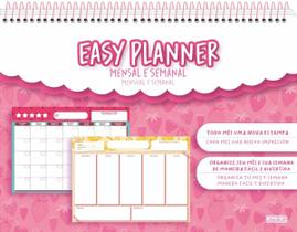 Planner Permanente Mensal Semanal Morangos Easy 72 Folhas