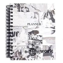 Planner Permanente Single Book Net Work Jornal 104 Folhas Merci - LC