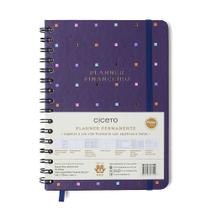 Planner permanente wire o bossa nova financeiro a5 pontos azul