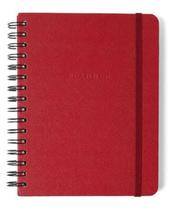 Planner Permanente Wire O Classica Semanal Notas A5 Vermelho