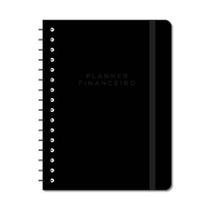 Planner Permanente Wire-o Financeiro - Cícero - 14,8x21cm Clássica Preto