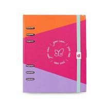 Planner Premium Argolado Ótima A5 Coleção Color Match Summer Com Caixa Premium