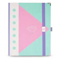 Planner Premium Systemflex Maxi Coleção Vida 125 x 200mm Rosa Coração ÓTIMA