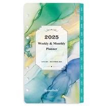 Planner recarrega Journaltastic 2025, de janeiro a dezembro, tamanho A6 Planner recarrega Journaltastic 2025, de janeiro a dezembro, tamanho A6