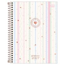 Planner semanal 2027 espiral 80 folhas Soho M7 Tilibra Cor:Listras Planner semanal 2027 espiral 80 folhas Soho M7 Tilibra Cor:Listras