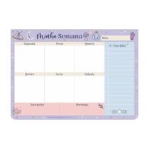Planner Semanal Cartões Gigantes Bloco Week Mística