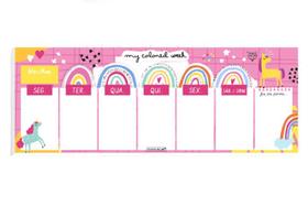 Planner Semanal Infantil Escolar de Mesa com 60 Folhas Planner Semanal Infantil Escolar de Mesa com 60 Folhas