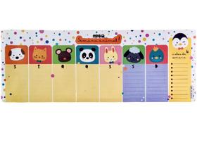 Planner Semanal Infantil Escolar de Mesa com 60 Folhas Planner Semanal Infantil Escolar de Mesa com 60 Folhas