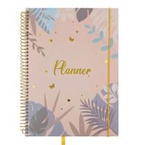 Planner Semanal Permanente 18x24cm 96 fls - Estampa Flores