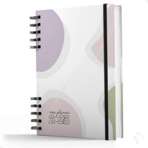 Planner Visão Semanal Mensal Capa Dura Colorful Curves