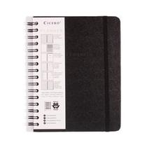 Planner Wire-O Ciceros Clássico Mensal e Semanal 14,8X21 - Preto Planner Wire-O Ciceros Clássico Mensal e Semanal 14,8X21 - Preto