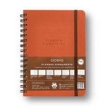 Planner Wire-O Clássica Financeiro A5 Caramelo