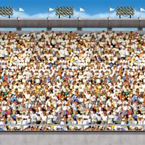 Plano de fundo Beistle Upper Deck Stadium Insta-Theme 4x30 pés