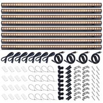 Plant Grow Lights Barrina T5 80W LED de espectro total 2 pés 8 unidades Plant Grow Lights Barrina T5 80W LED de espectro total 2 pés 8 unidades