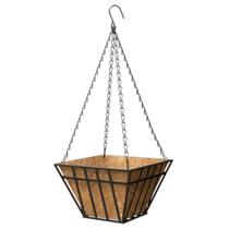 Plant Hanger Living Accents, aço preto de 14 polegadas, resistente à ferrugem Plant Hanger Living Accents, aço preto de 14 polegadas, resistente à ferrugem