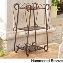 Plant Shelf International Caravan Santa Fe 3 camadas de bronze Plant Shelf International Caravan Santa Fe 3 camadas de bronze