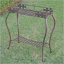 Plant Stand International Caravan Santa Fe Ferro Forjado Bronze Plant Stand International Caravan Santa Fe Ferro Forjado Bronze