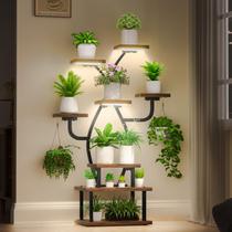 Plant Stand Tovve Indoor com Grow Light, 8 camadas e 48 prateleiras de metal Plant Stand Tovve Indoor com Grow Light, 8 camadas e 48 prateleiras de metal