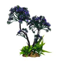 Planta Aquario Peixes Bonsai Artificial Natural Decoração