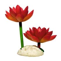 Planta Aquario Peixes Suculenta Artificial Natural Decoração