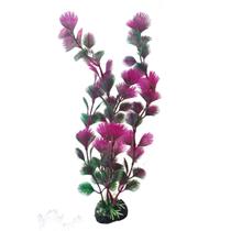 Planta Artificial 25cm Roxa e Verde