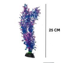 Planta Artificial Aquario 25cm roxa LXS1010 - SKRw