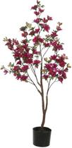 Planta Artificial Arvore Azaleia Pu C/Pote X86 Fucsia 1,20cm