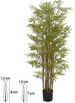 Planta Artificial Arvore Bamboo Japones C/Pote X4240 Verde 2,58cm